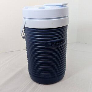 Classic Rubbermaid 1/2 gallon water jug - blue & white 154A